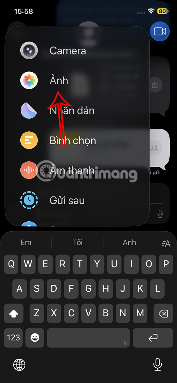 How to send invisible messages on iPhone Picture 4