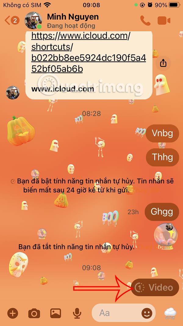 Instructions for sending photos that can only be viewed once on Messenger Picture 6