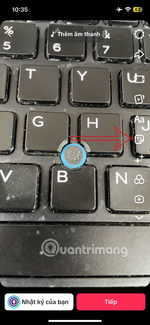 Instructions for separating photo backgrounds and creating stickers right in TikTok Picture 3