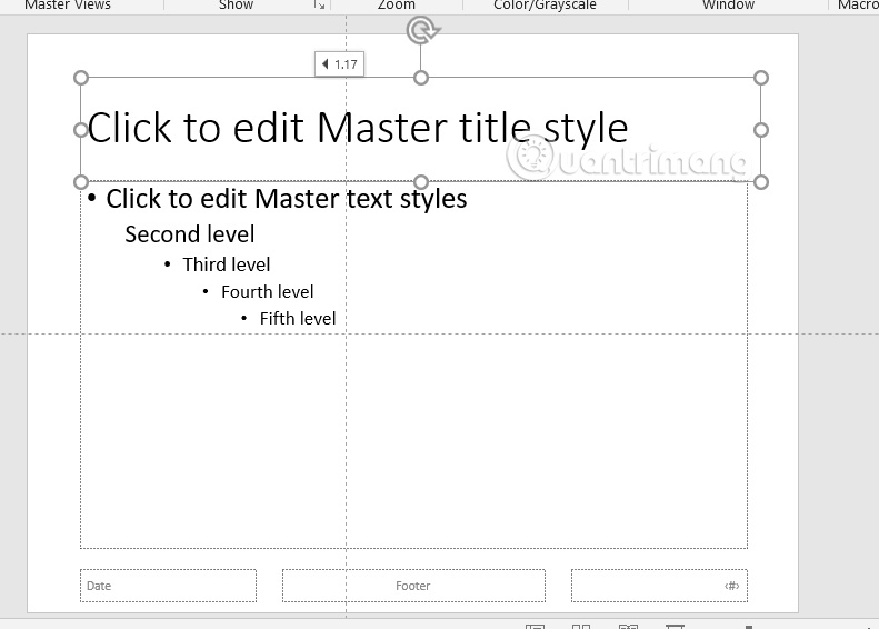 Instructions for setting margins in PowerPoint Picture 7