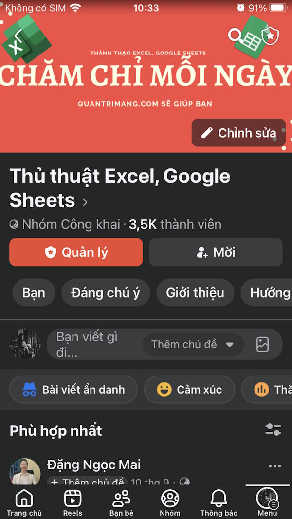Instructions for setting nicknames in Facebook groups Picture 1