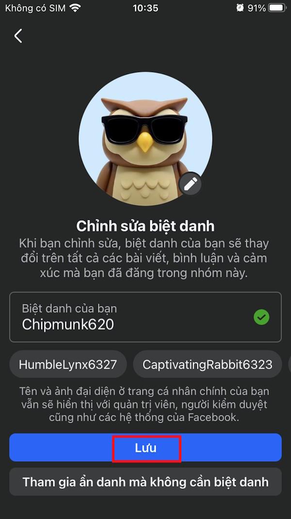 Instructions for setting nicknames in Facebook groups Picture 9