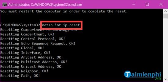 Picture 4 of Instructions for setting up a network on Windows 10 version 1903