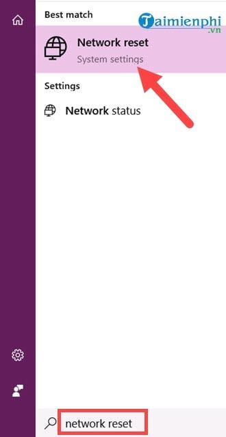 Picture 8 of Instructions for setting up a network on Windows 10 version 1903