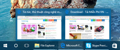 Instructions for setting up and hiding labels on the Windows 10 Taskbar Picture 6