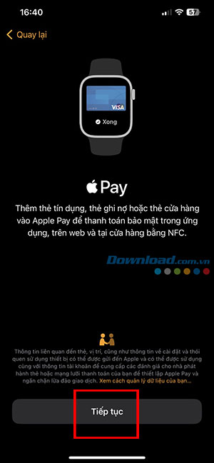 images 5 of Instructions for setting up and making Apple Pay payments on Apple Watch.