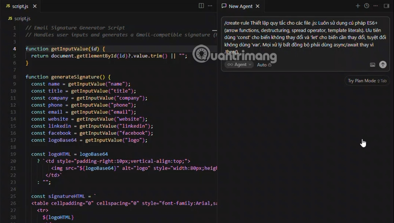 Picture 4 of Instructions on setting up rules in Cursor