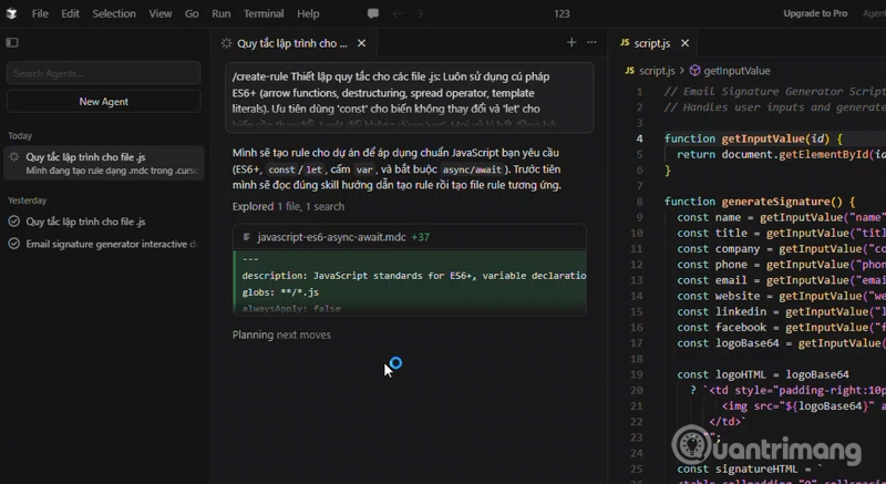 Picture 5 of Instructions on setting up rules in Cursor