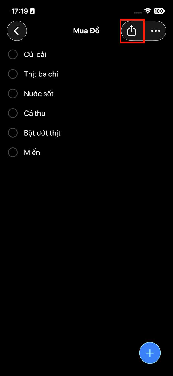How to share reminder lists on iPhone Picture 3