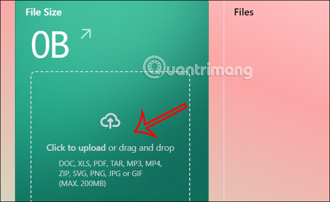 Instructions for sharing temporary files on DoShare Picture 1