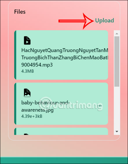 Instructions for sharing temporary files on DoShare Picture 2
