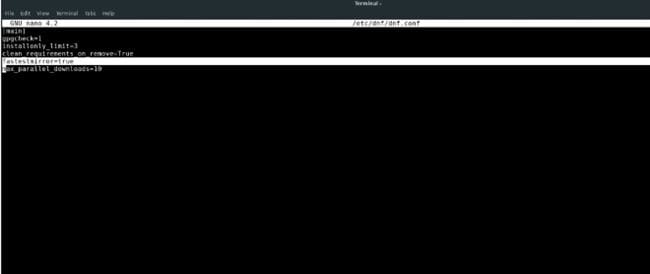 Instructions for speeding up Fedora Linux application installers Picture 2