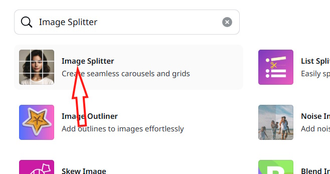 Instructions for splitting photos using Canva are very simple Picture 3