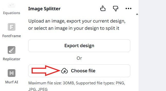 Instructions for splitting photos using Canva are very simple Picture 6