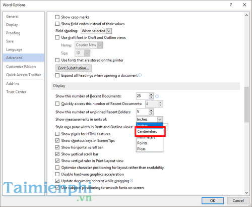 Instructions for standard margins in Word in cm Picture 2