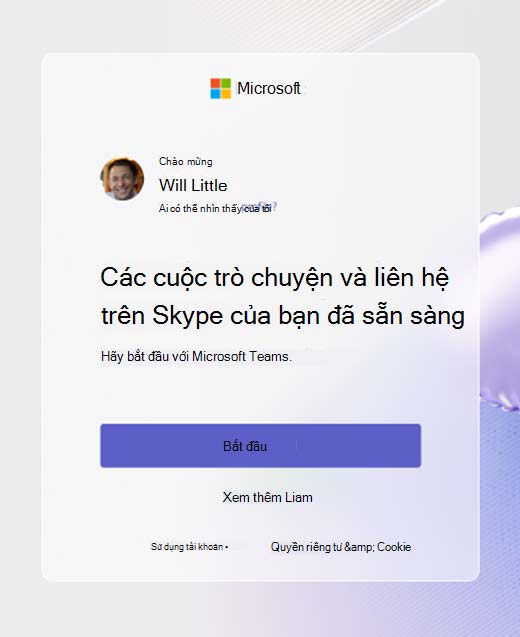 Instructions for switching from Skype to Microsoft Teams Picture 3
