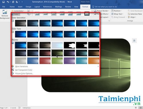 Instructions for taking and editing photos in Word simply and quickly Picture 10