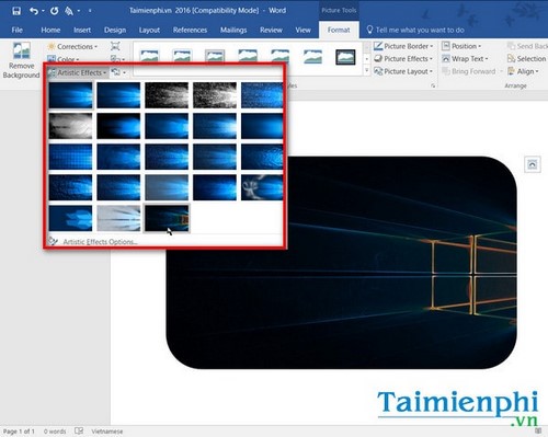 Instructions for taking and editing photos in Word simply and quickly Picture 11