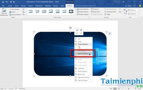 Instructions for taking and editing photos in Word simply and quickly Picture 13