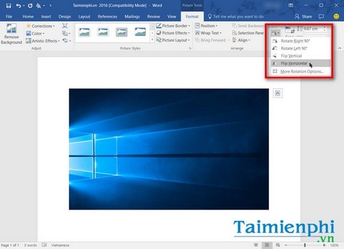 Instructions for taking and editing photos in Word simply and quickly Picture 7