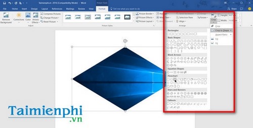 Instructions for taking and editing photos in Word simply and quickly Picture 8