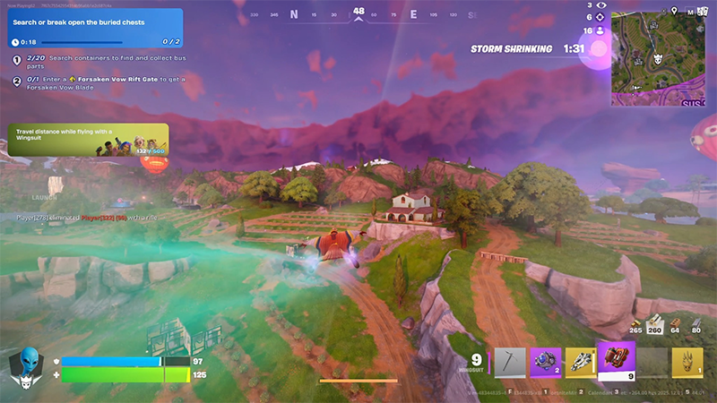 How to get and use Wingsuit in Fortnite Chapter 7 Picture 2