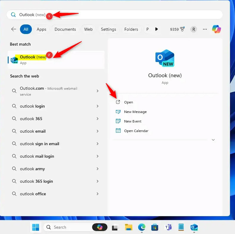 Instructions for enabling and disabling Copilot in Outlook Picture 1