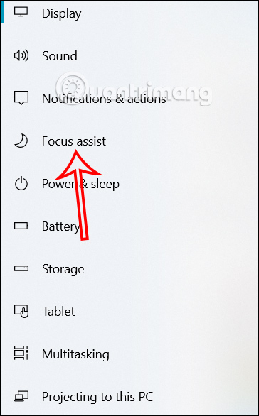 Instructions for turning off notifications appearing on the presentation screen Picture 2