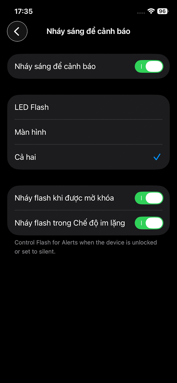 Instructions to turn on iPhone screen flash Picture 8