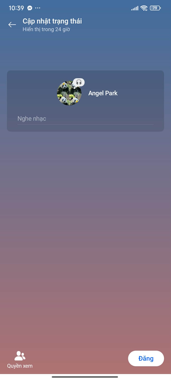 Instructions on how to update your status on Zalo Picture 4