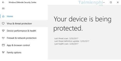 Instructions for using anti-malware feature on Windows 10 Picture 2