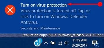 Instructions for using anti-malware feature on Windows 10 Picture 6