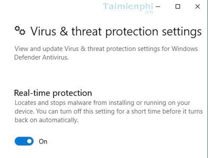 Instructions for using anti-malware feature on Windows 10 Picture 7
