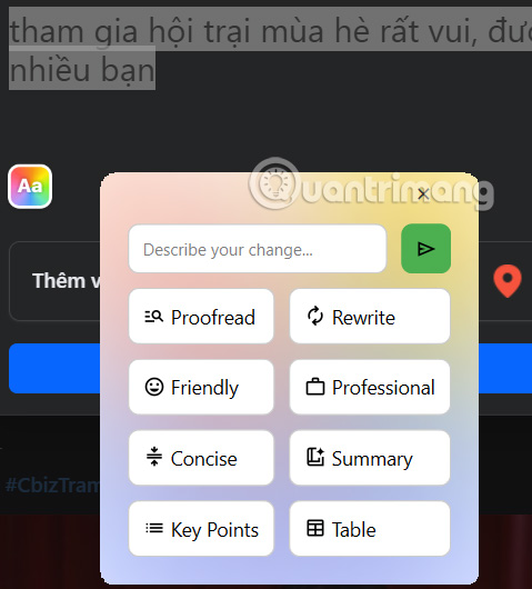 Instructions for using Apple Writing Tools for computers Picture 9