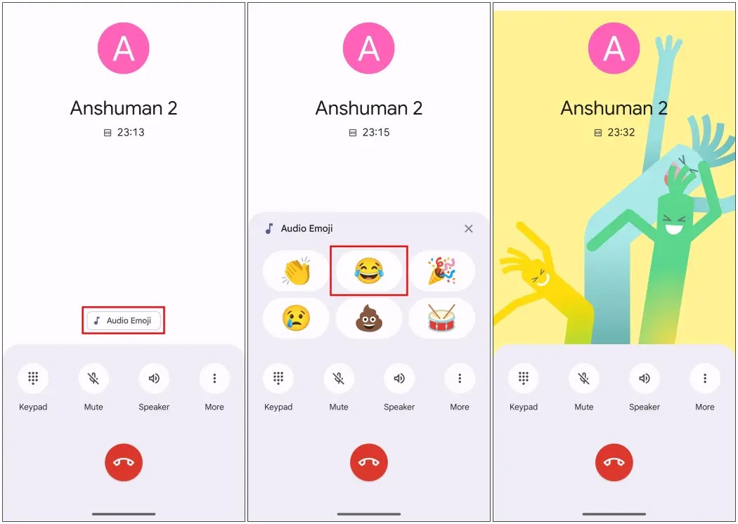 Instructions for using audio emoji on Google phones Picture 3