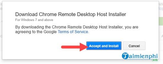 Instructions for using Chrome Remote Desktop, remote control computer Picture 6