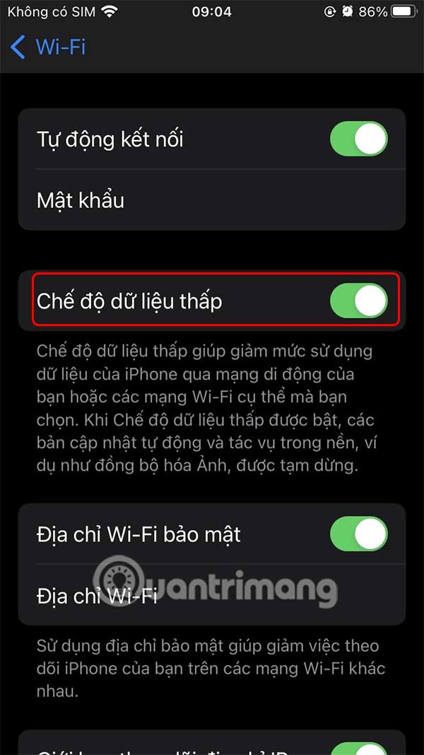 How to use low data mode on iPhone Picture 5