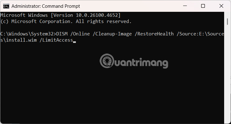 Instructions for using DISM to fix Windows 11 errors Picture 5