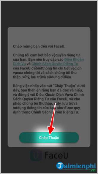 Picture 2 of Instructions for using FaceU on your phone.