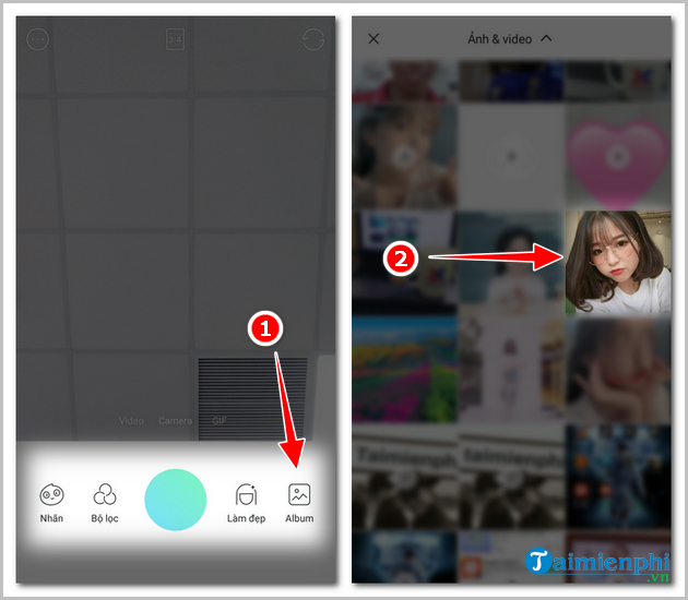 Picture 4 of Instructions for using FaceU on your phone.