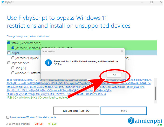 Instructions for using Flyby11 to upgrade to Windows 11 24H2 Picture 10