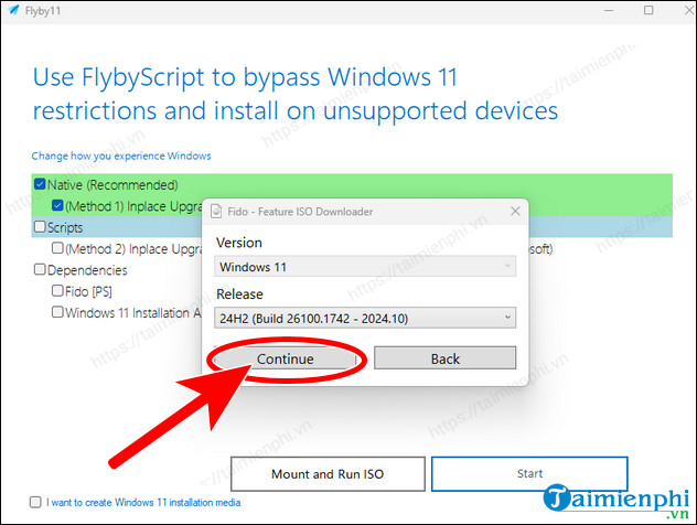 Instructions for using Flyby11 to upgrade to Windows 11 24H2 Picture 6