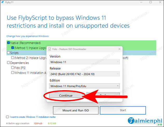 Instructions for using Flyby11 to upgrade to Windows 11 24H2 Picture 7
