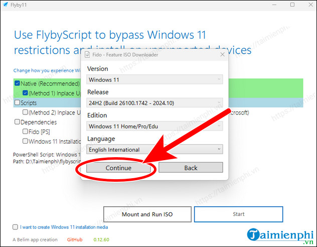 Instructions for using Flyby11 to upgrade to Windows 11 24H2 Picture 8