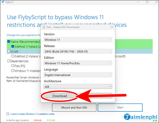 Instructions for using Flyby11 to upgrade to Windows 11 24H2 Picture 9
