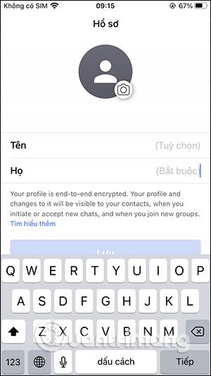 Instructions for using Signal messaging application on phone, PC Picture 3
