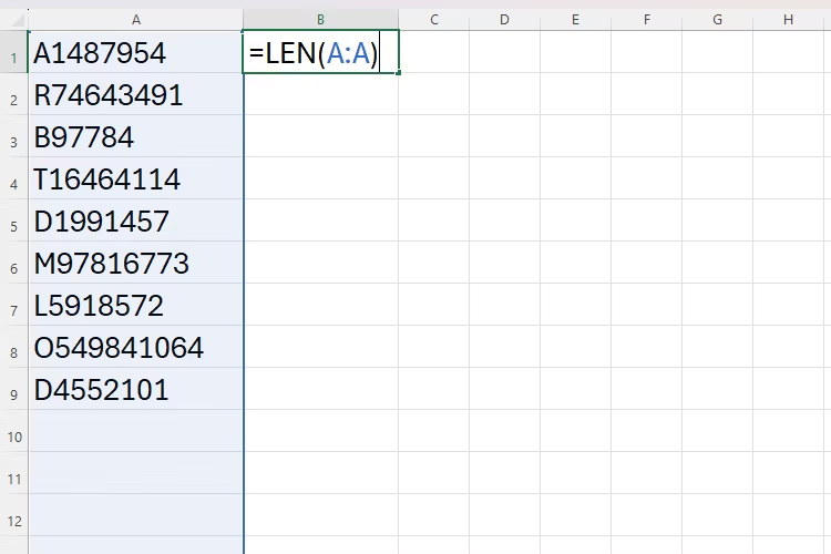 Instructions for using the TRIMRANGE function to clean up Excel tables Picture 1