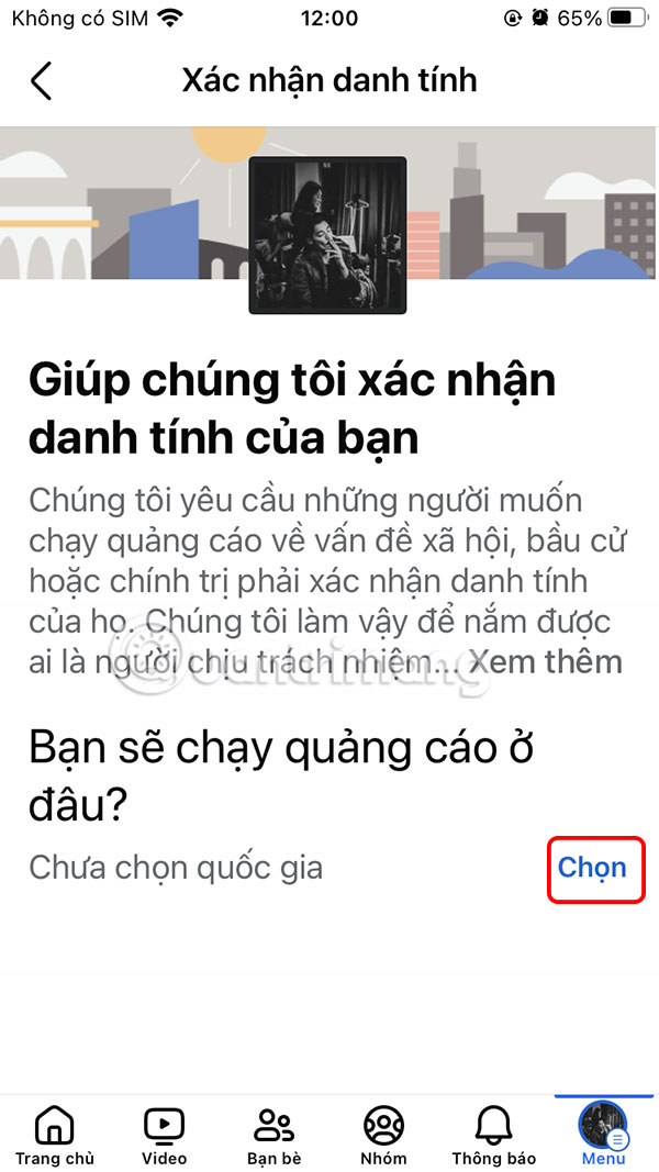 Instructions for verifying Facebook account identity Picture 8