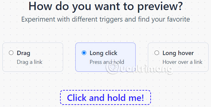 Instructions for viewing link summary content on Chrome Picture 2