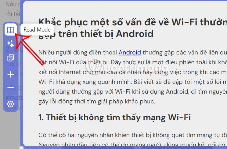 Instructions for viewing link summary content on Chrome Picture 6